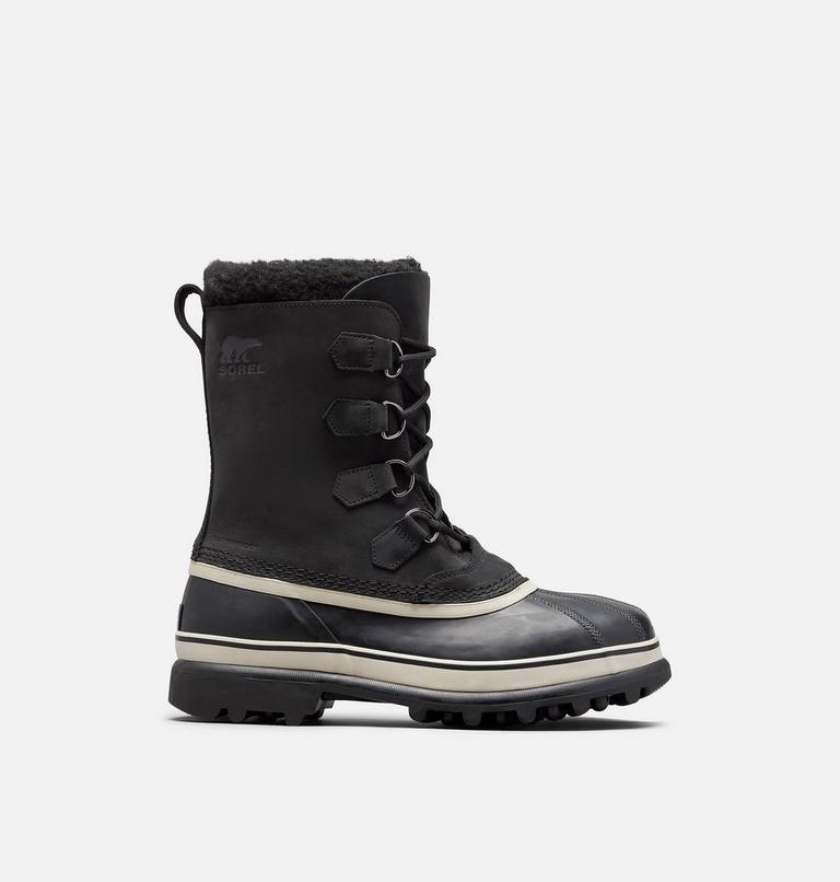 CARIBOU Men's Waterproof Boot | 016 | 11, Color: Black, Dark Stone, image 1