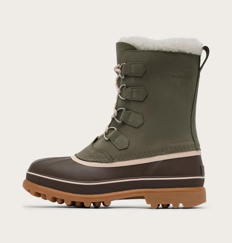 Caribou wasserdichte Schneestiefel f&uuml;r M&auml;nner, Color: Stone Green, Tobacco, image 10