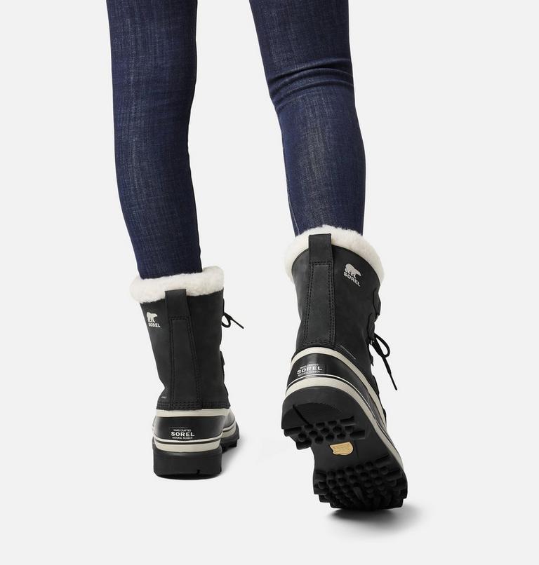 Women's CARIBOU Waterproof Snow Boots, Color: Black, Stone, image 7