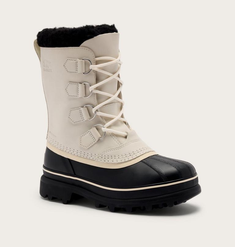 Caribou Women's Winter Boot, Color: Chalk, Black, image 7