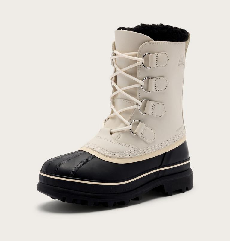 Caribou Women's Winter Boot, Color: Chalk, Black, image 8