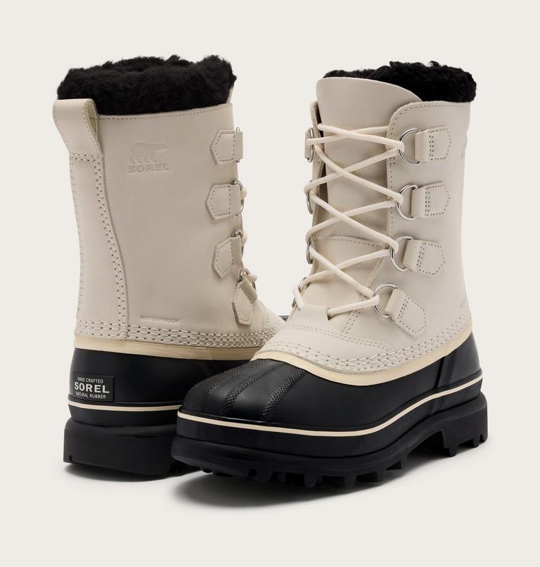 Caribou Women's Winter Boot, Color: Chalk, Black, image 9