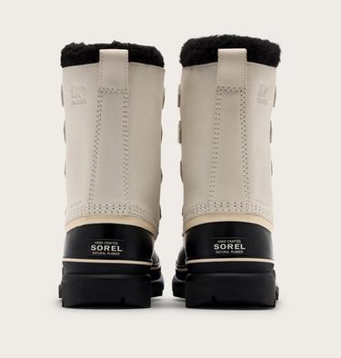 Caribou Women's Winter Boot, Color: Chalk, Black, image 7
