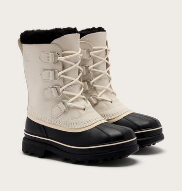 Caribou Women's Winter Boot, Color: Chalk, Black, image 6