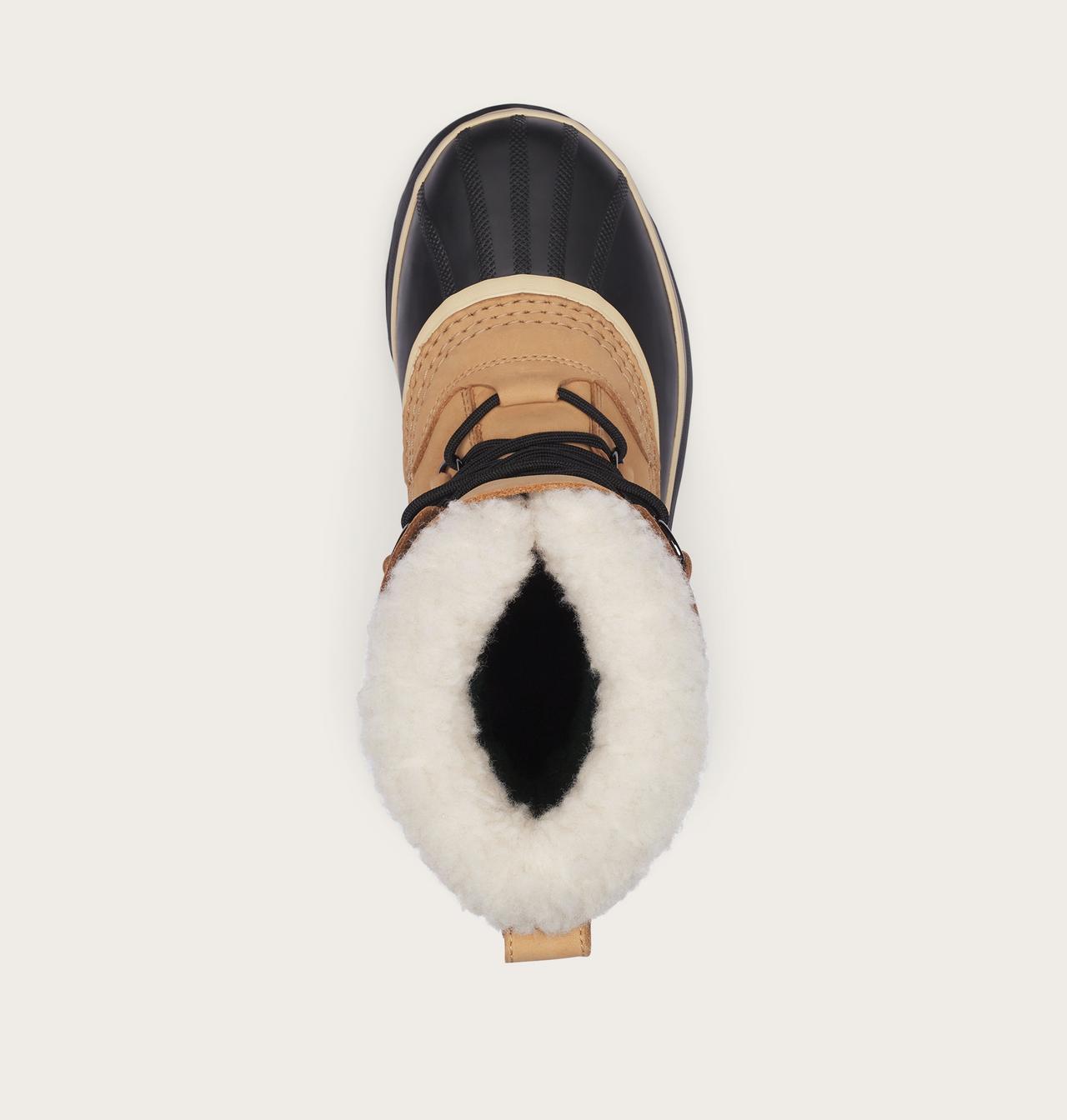 Sorel Black and Cream Caribou Waterproof Winter Boots We main image 4