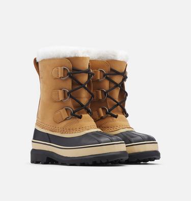 CARIBOU Youth Waterproof Boot, Color: Buff, image 2