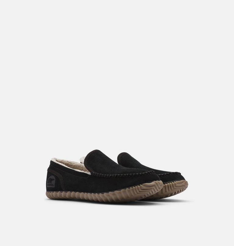 Men’s Sorel Dude Moc Slipper, Color: Black, Black, image 2