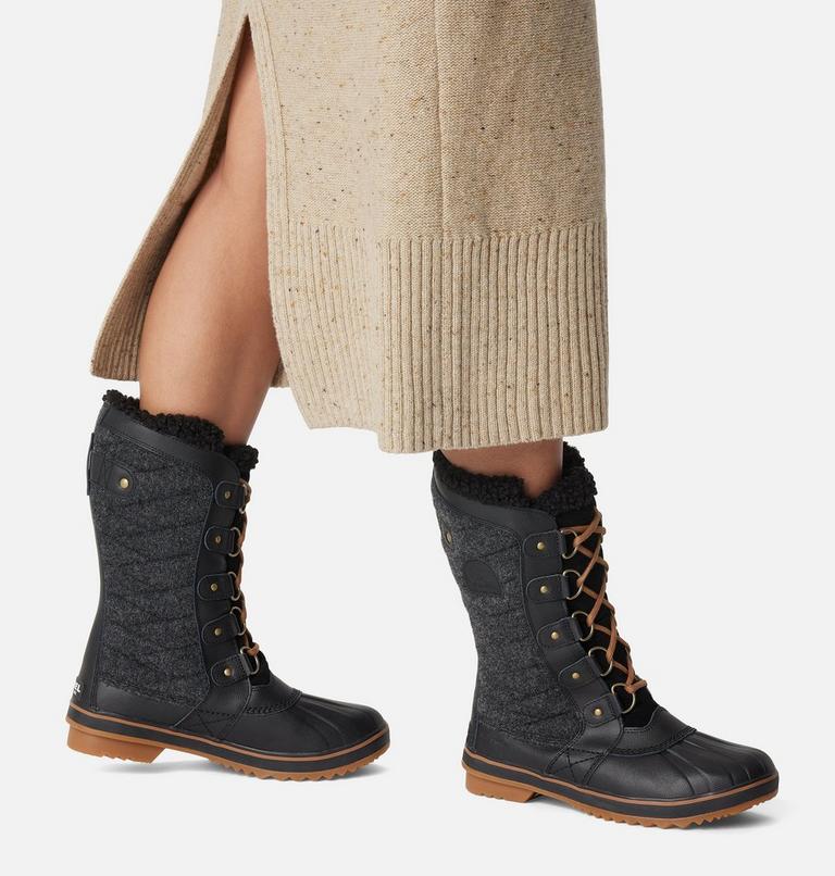 Women's Tofino II Tall Snow Boot, Color: Black, Gum 10, image 8
