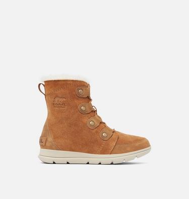 Women's Sorel Explorer Joan Boot, Color: Camel Brown, Ancient Fossil, image 1