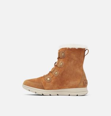 Women's Sorel Explorer Joan Boot, Color: Camel Brown, Ancient Fossil, image 4