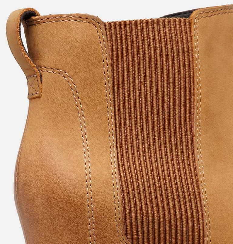 Women's Joan of Arctic Wedge Chelsea Boot, Color: Camel Brown, image 6