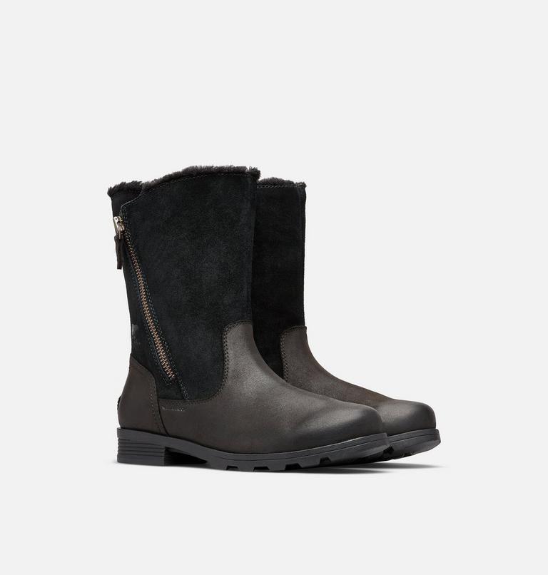 Women's Emelie Foldover Boot, Color: Black, image 2