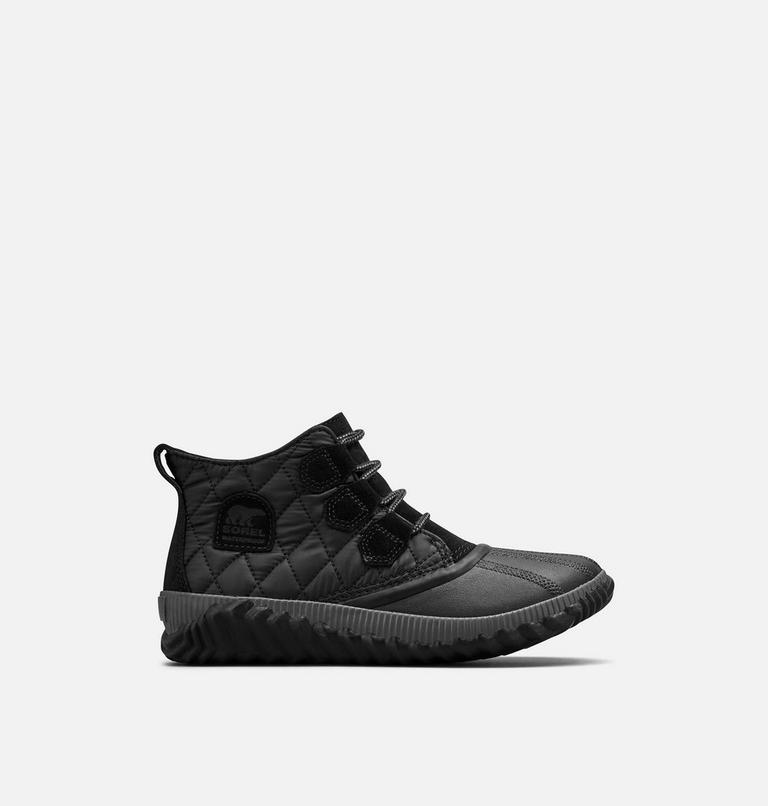 Women's Out ’N About Plus Boot, Color: Black, Quilted, image 1