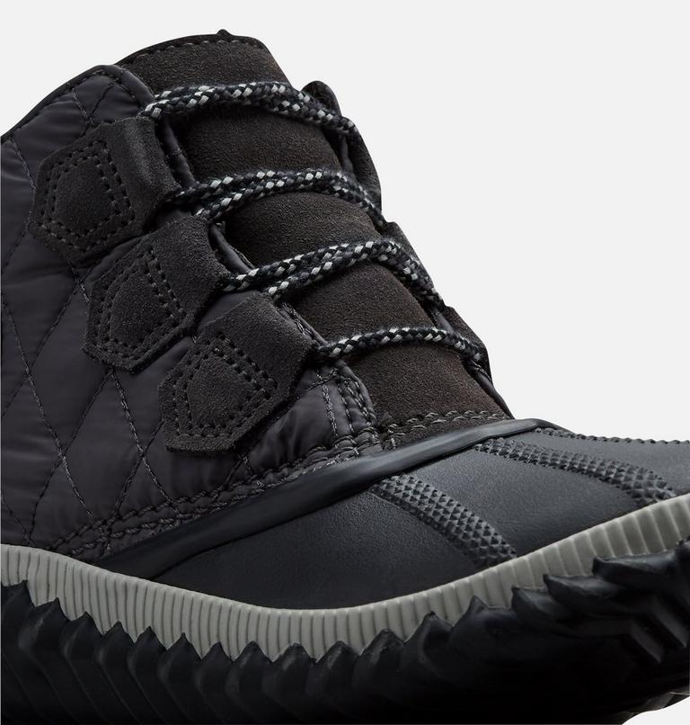 Women's Out ’N About Plus Boot, Color: Dark Grey, Black Quilted, image 6