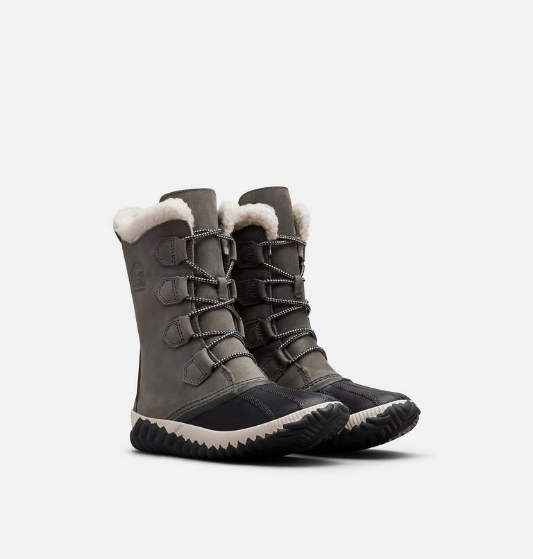Women's Out 'N About Plus Tall Duck Boot, Color: Quarry, Coal, image 2