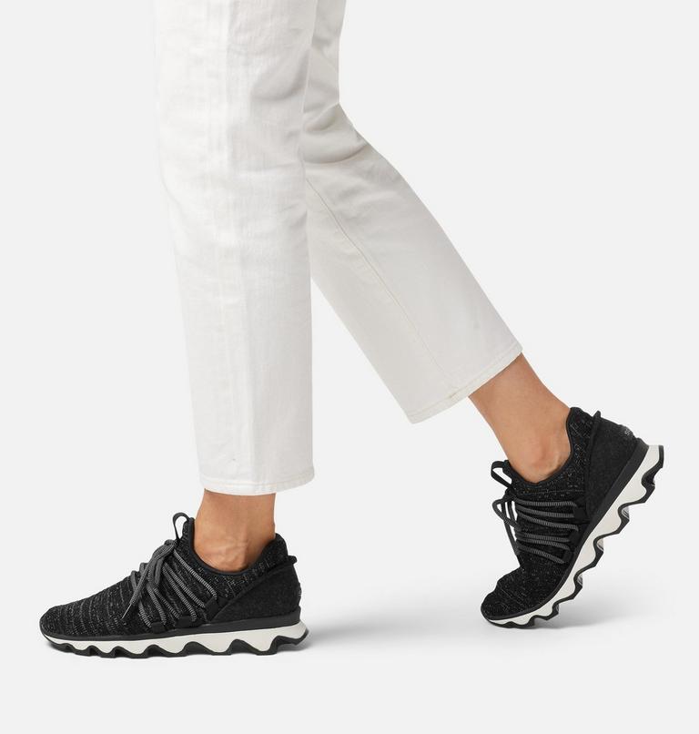 Women's Kinetic Lace Sneaker, Color: Black, image 7