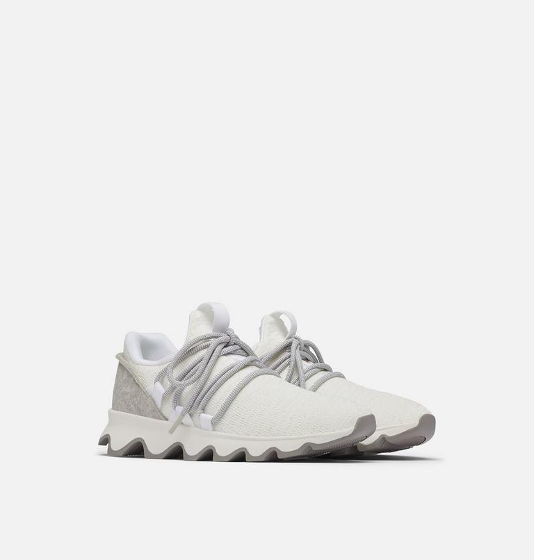 Women's Kinetic Lace Sneaker, Color: White, image 2