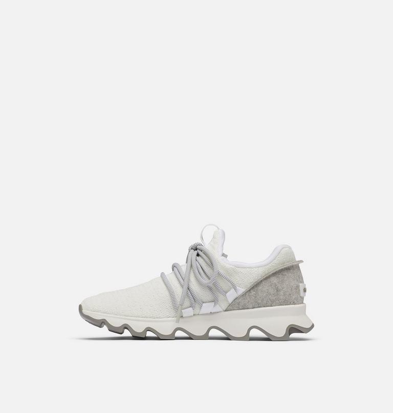 Women's Kinetic Lace Sneaker, Color: White, image 4