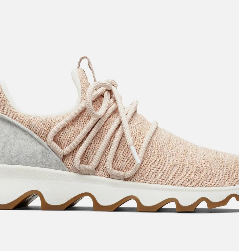 Women's Kinetic Lace Sneaker, Color: Natural Tan, image 6