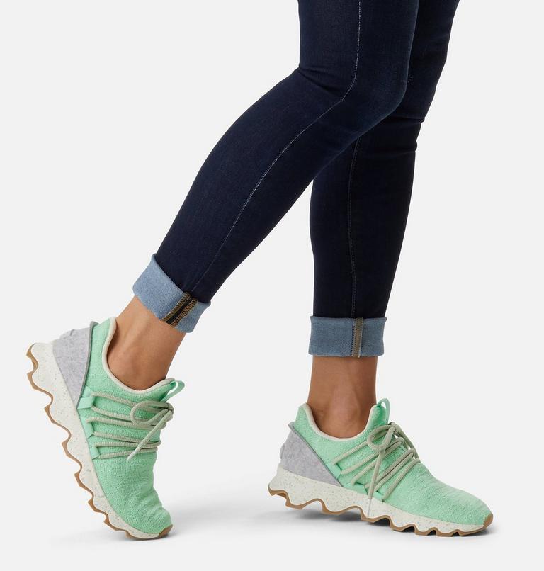 Women's Kinetic Lace Sneaker, Color: Vivid Mint, image 7
