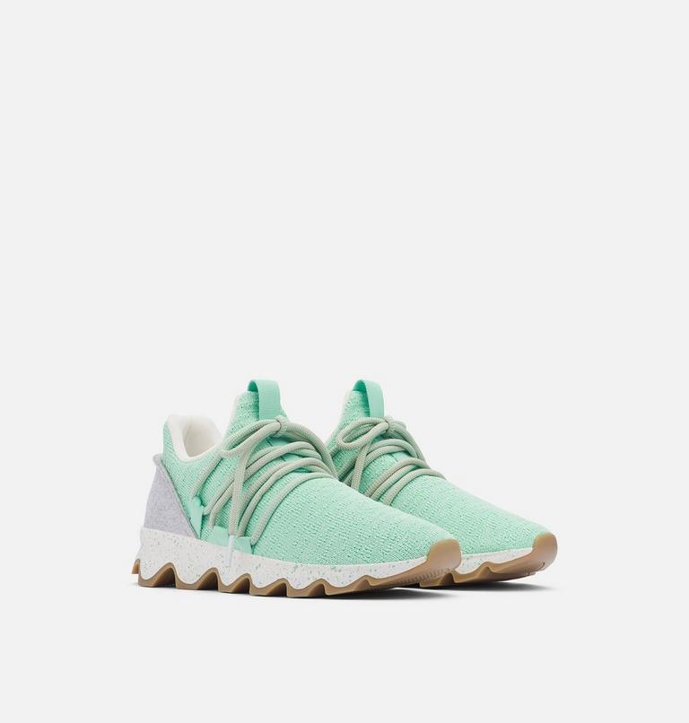 Women's Kinetic Lace Sneaker, Color: Vivid Mint, image 2