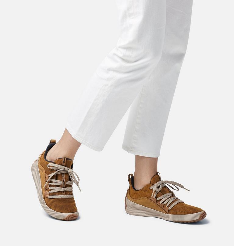 Women's Out N About Plus Lace Sneaker, Color: Elk, image 7