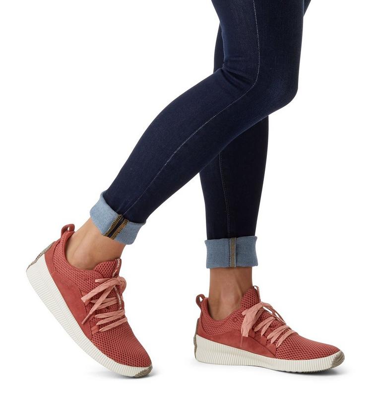 Women's Out N About Plus Lace Sneaker, Color: Dusty Crimson, image 8