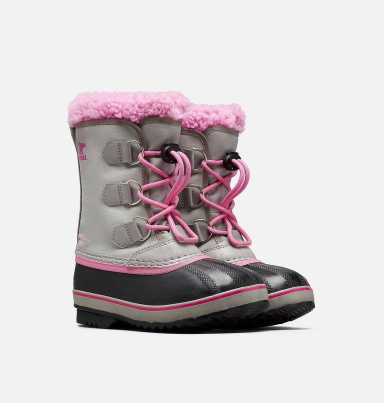 Youth Yoot Pac Nylon Snow Boot - 2023 COLLECTION, Color: Chrome Grey, Orchid, image 2