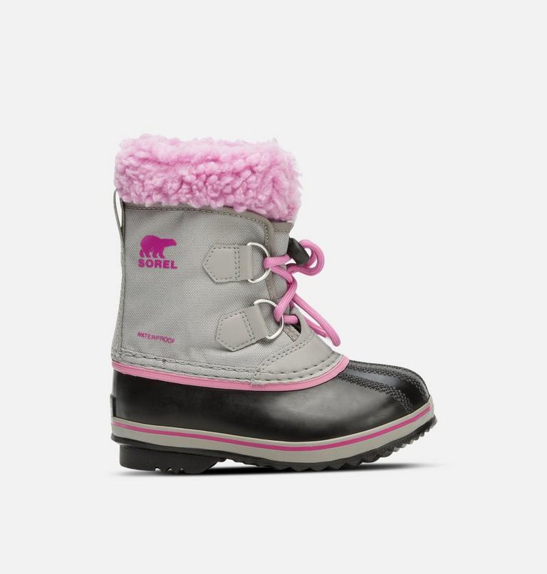 Kids' Yoot Pac Nylon Snow Boot - 2023 COLLECTION, Color: Chrome Grey, Orchid, image 1