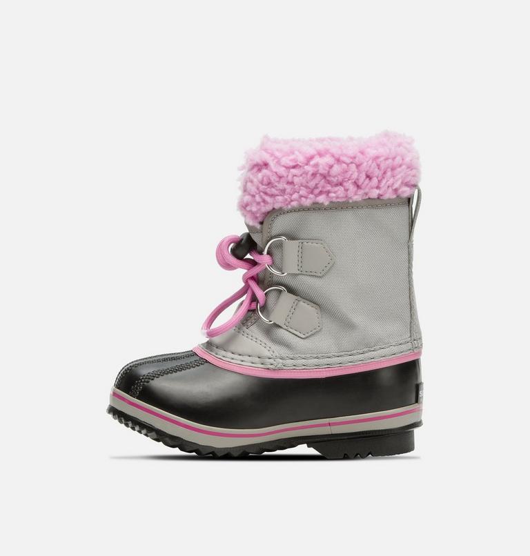 Kids' Yoot Pac Nylon Snow Boot - 2023 COLLECTION, Color: Chrome Grey, Orchid, image 4