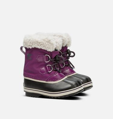 Kids' Yoot Pac Nylon Snow Boot - 2023 COLLECTION, Color: Wild Iris, Dark Plum, image 4