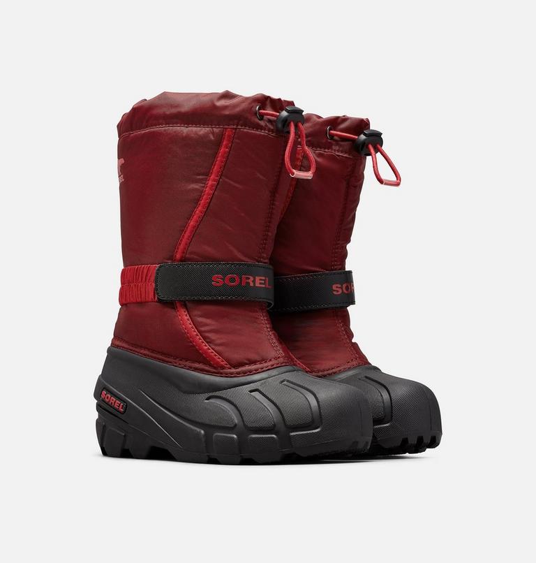 Youth Flurry Snow Boot - 2023 COLLECTION, Color: Red Jasper, Mountain Red, image 2