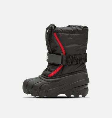 Flurry Schneestiefel für Kinder - KOLLEKTION 2023, Color: Black, Bright Red, image 4