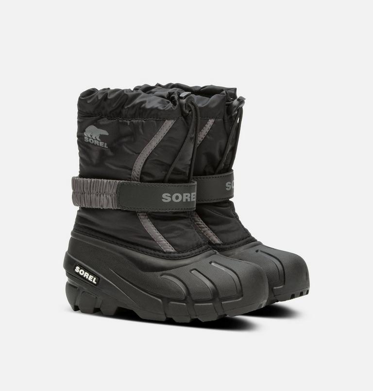 Kids' Flurry Snow Boot - 2023 COLLECTION, Color: Black, City Grey, image 2