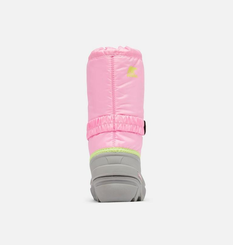 Kids' Flurry Snow Boot - 2023 COLLECTION, Color: Blooming Pink, Chrome Grey, image 3