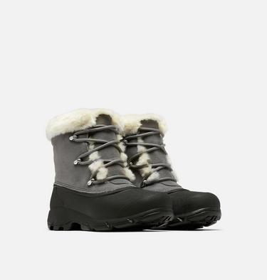 Botte d’Hiver Snow Angel Femme, Color: Quarry, Black, image 10