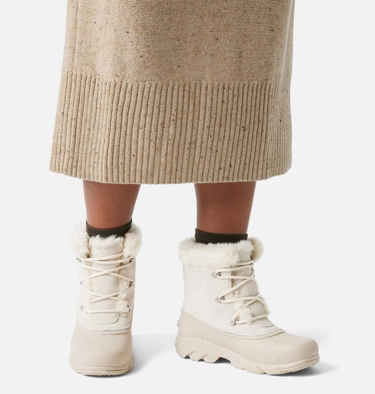 Women's Snow Angel Winter Boot, Color: Chalk, Light Clay, image 8