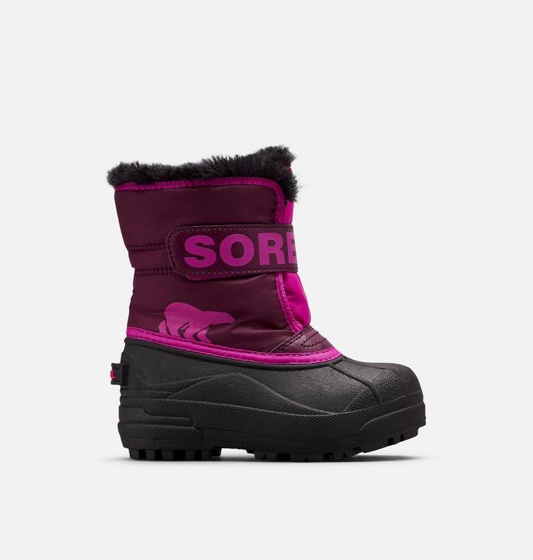 Kids' Snow Commander Snow Boot - 2023 COLLECTION, Color: Purple Dahlia, Groovy Pink, image 1