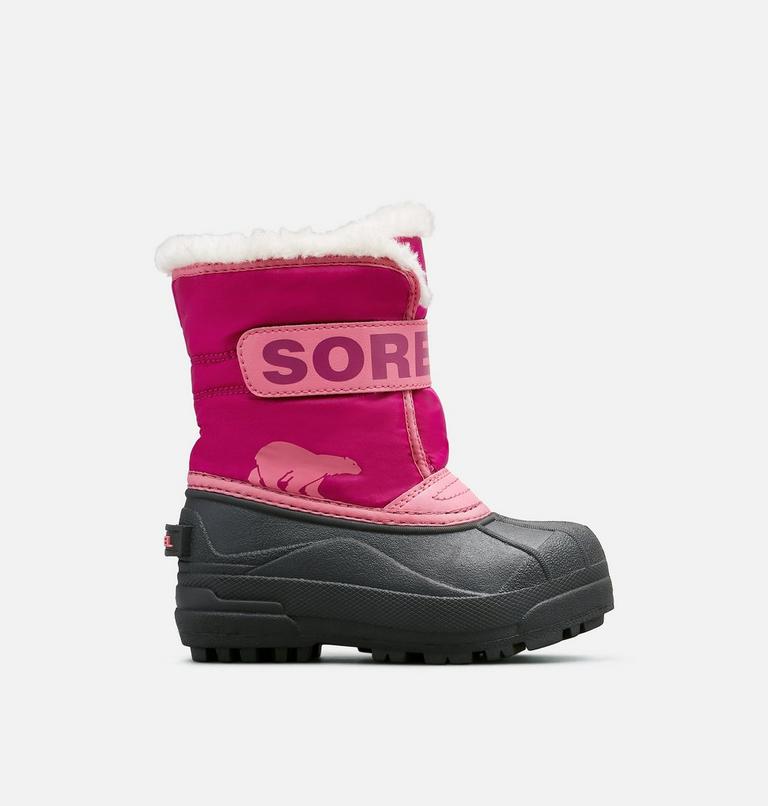 CHILDRENS SNOW COMMANDER | 652 | 12.5, Color: Tropic Pink, Deep Blush, image 1