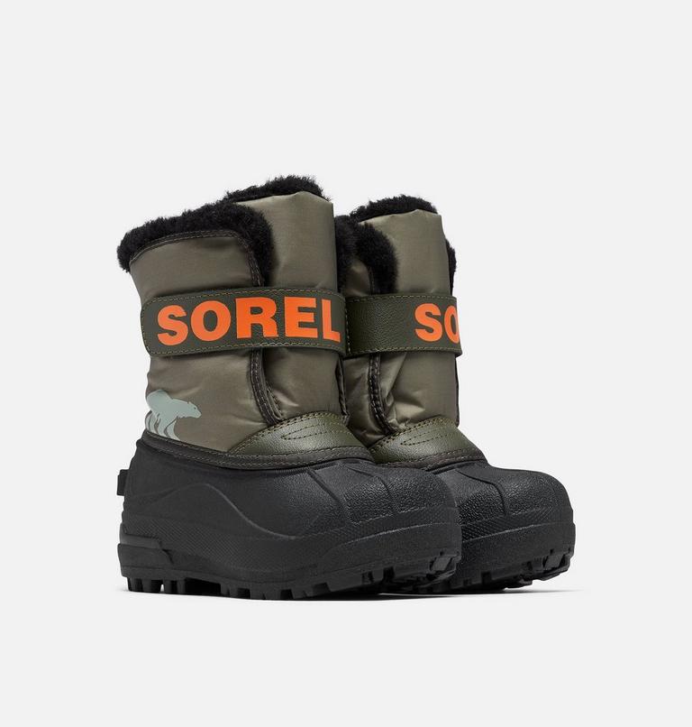 Toddlers' Snow Commander Snow Boot - 2023 COLLECTION, Color: Stone Green, Alpine Tundra, image 2