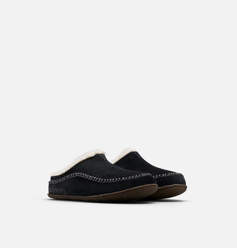 FALCON RIDGE II Men's Slipper, Color: Black, Dark Stone, image 2
