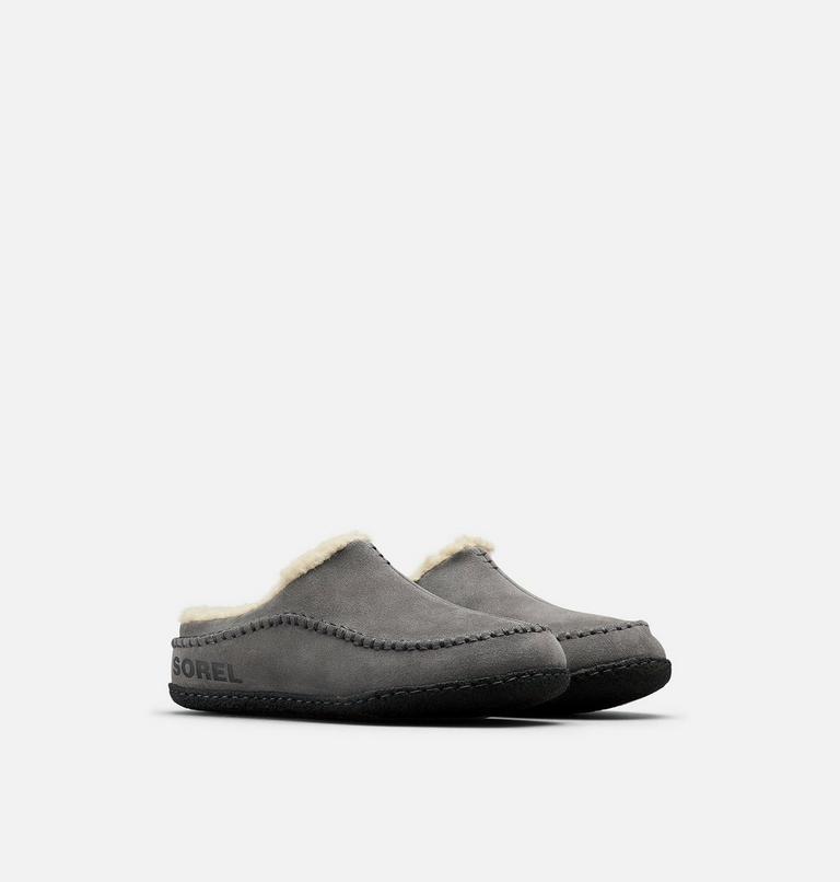 FALCON RIDGE II Men's Slipper, Color: Quarry, Black, image 2