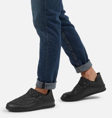 Men's Manawan II Slipper, Color: Black, Grill, image 2