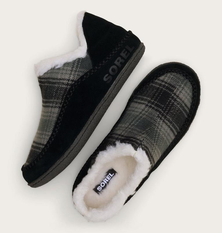 MANAWAN II Men's Slipper, Color: Black, Grill, image 5