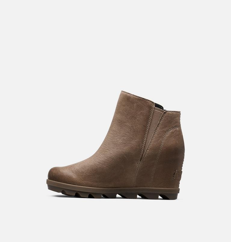 Women's Joan Of Arctic Wedge II Zip Bootie, Color: Ash Brown, image 4