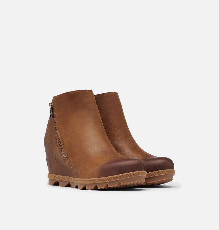 JOAN OF ARCTIC WEDGE II ZIP | 242 | 8.5, Color: Velvet Tan, image 2