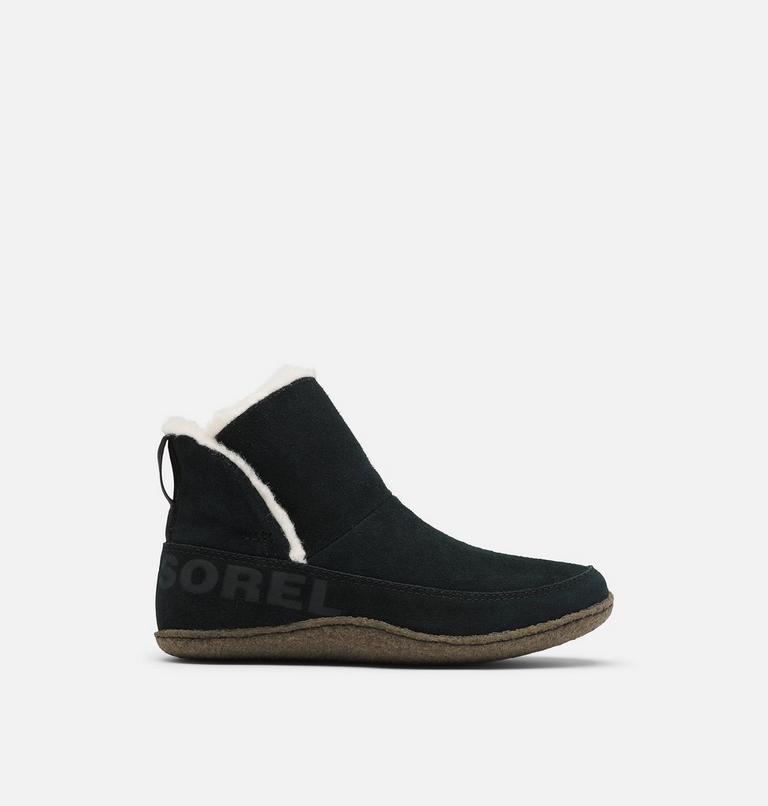 Women's Nakiska Bootie Slipper, Color: Black, Natural, image 1