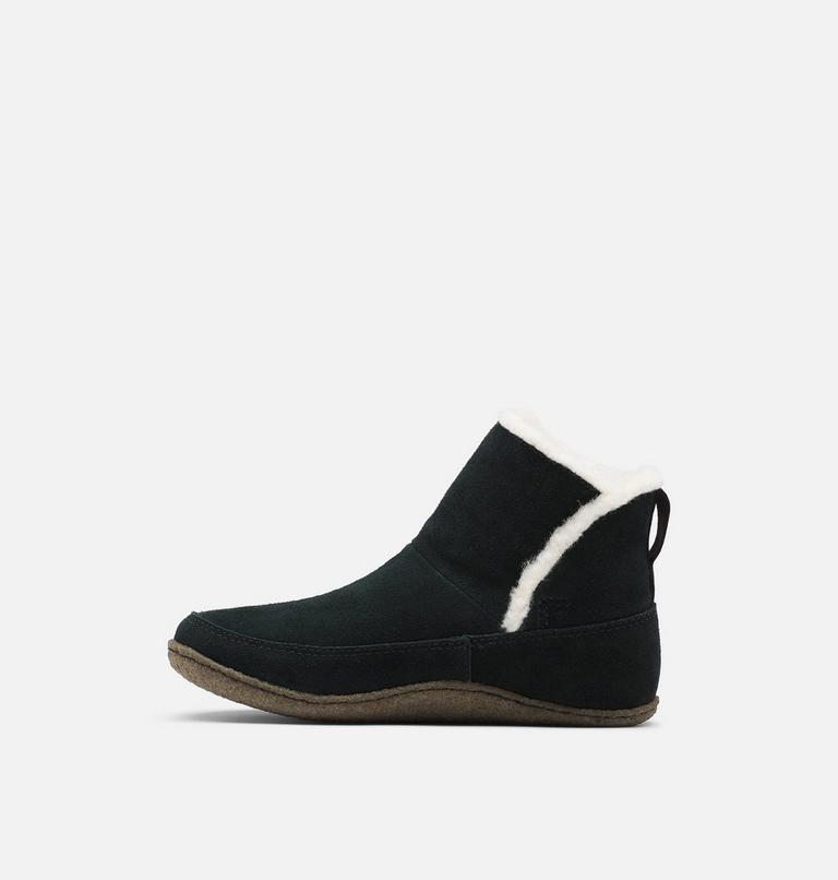 Women's Nakiska Bootie Slipper, Color: Black, Natural, image 4