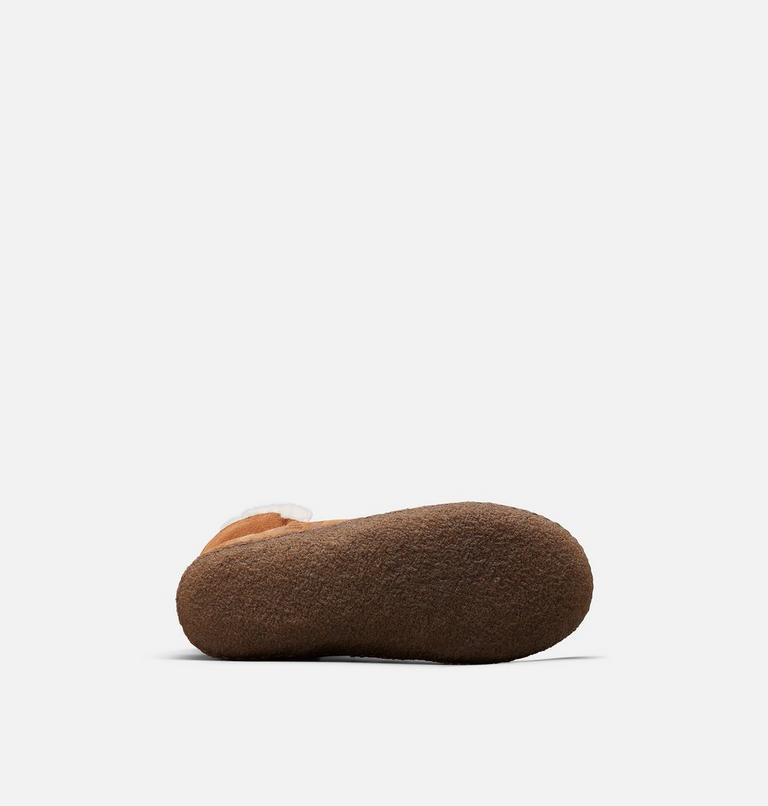 Women's Nakiska Bootie Slipper, Color: Camel Brown, Natural, image 6
