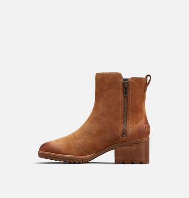 Women's Cate Bootie, Color: Camel Brown, image 8
